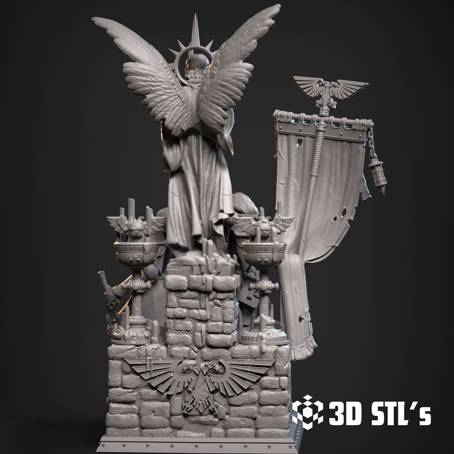 Sisters of Battle STL – 3D print preview 6