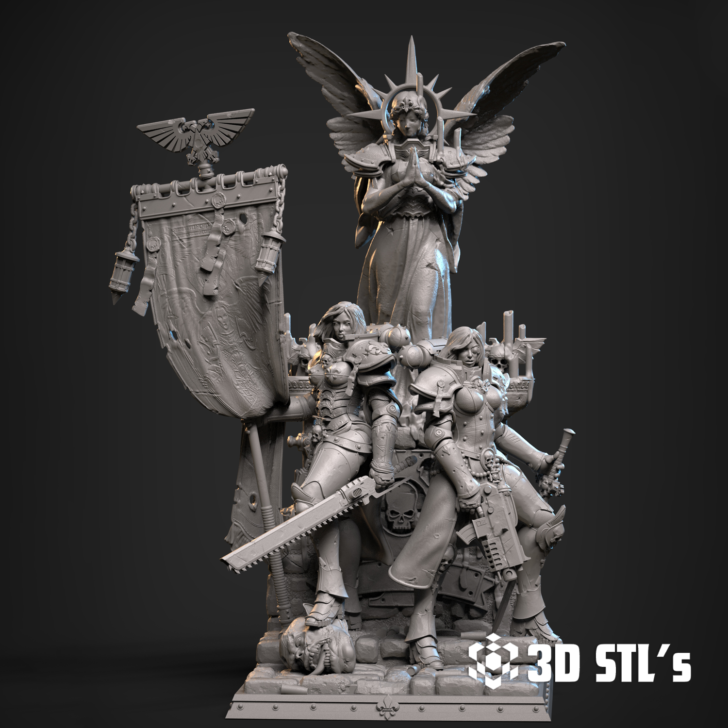 Sisters of Battle STL – Warhammer 40K Adepta Sororitas Set
