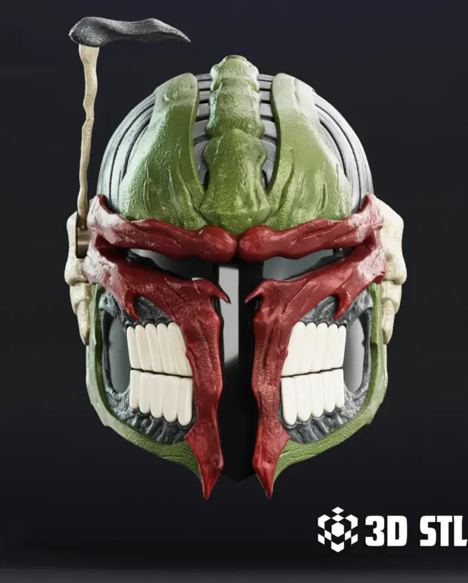 Skull Mandalorian Helmet STL – Boba Fett Inspired Cosplay