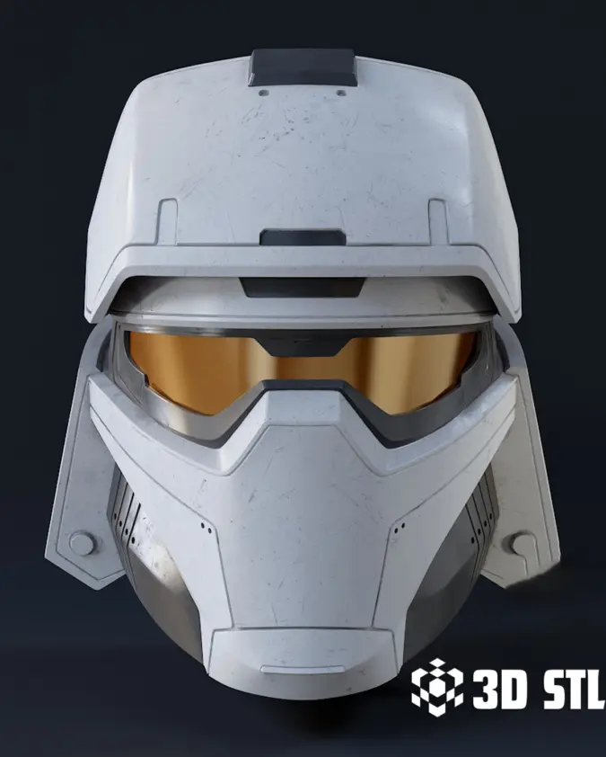 Snowtrooper Spartan Helmet STL – Star Wars Hybrid Cosplay