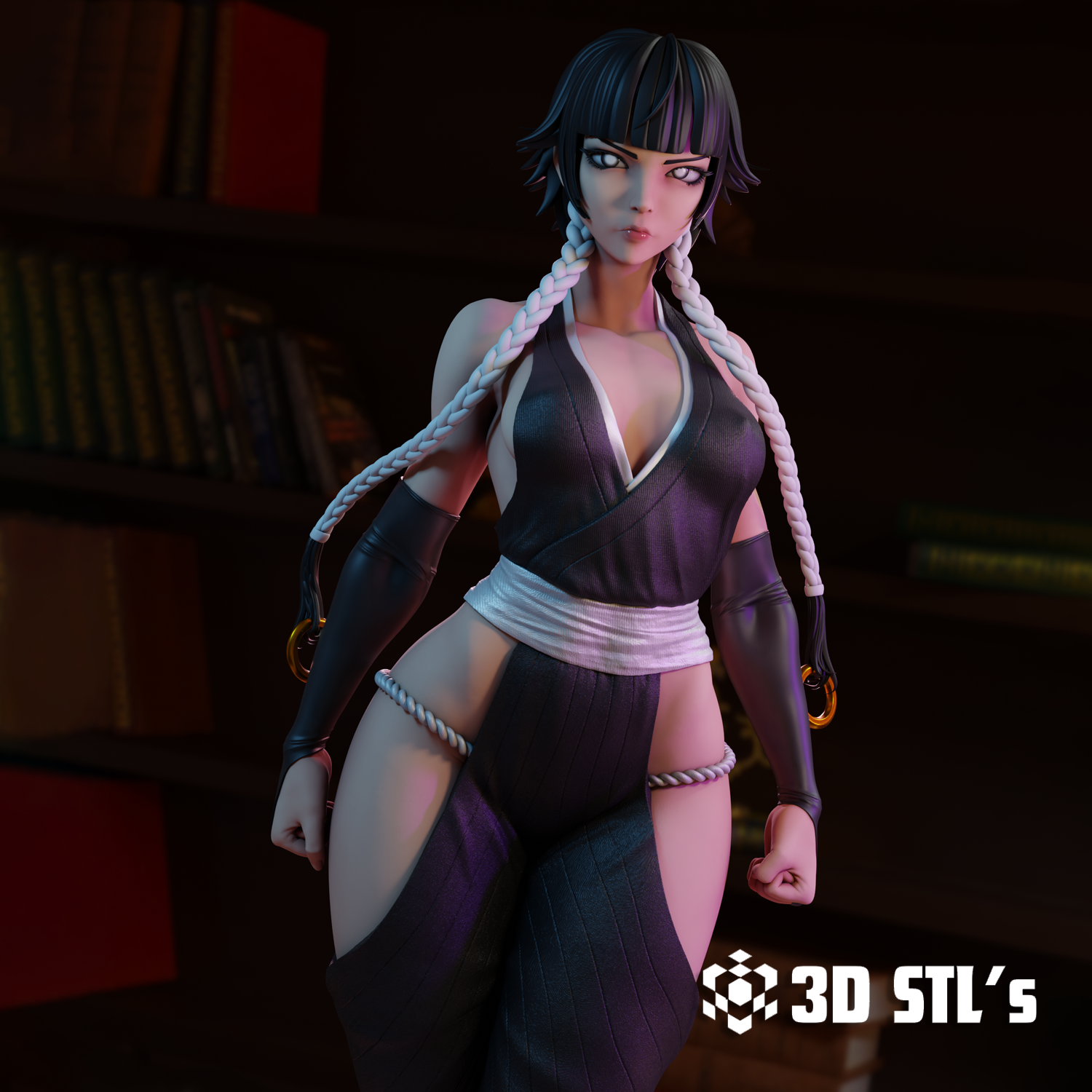 Soi Fon STL – 3D print preview 5
