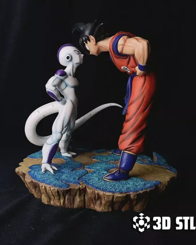 Goku vs Frieza STL Diorama – Dragon Ball Z 3D Print