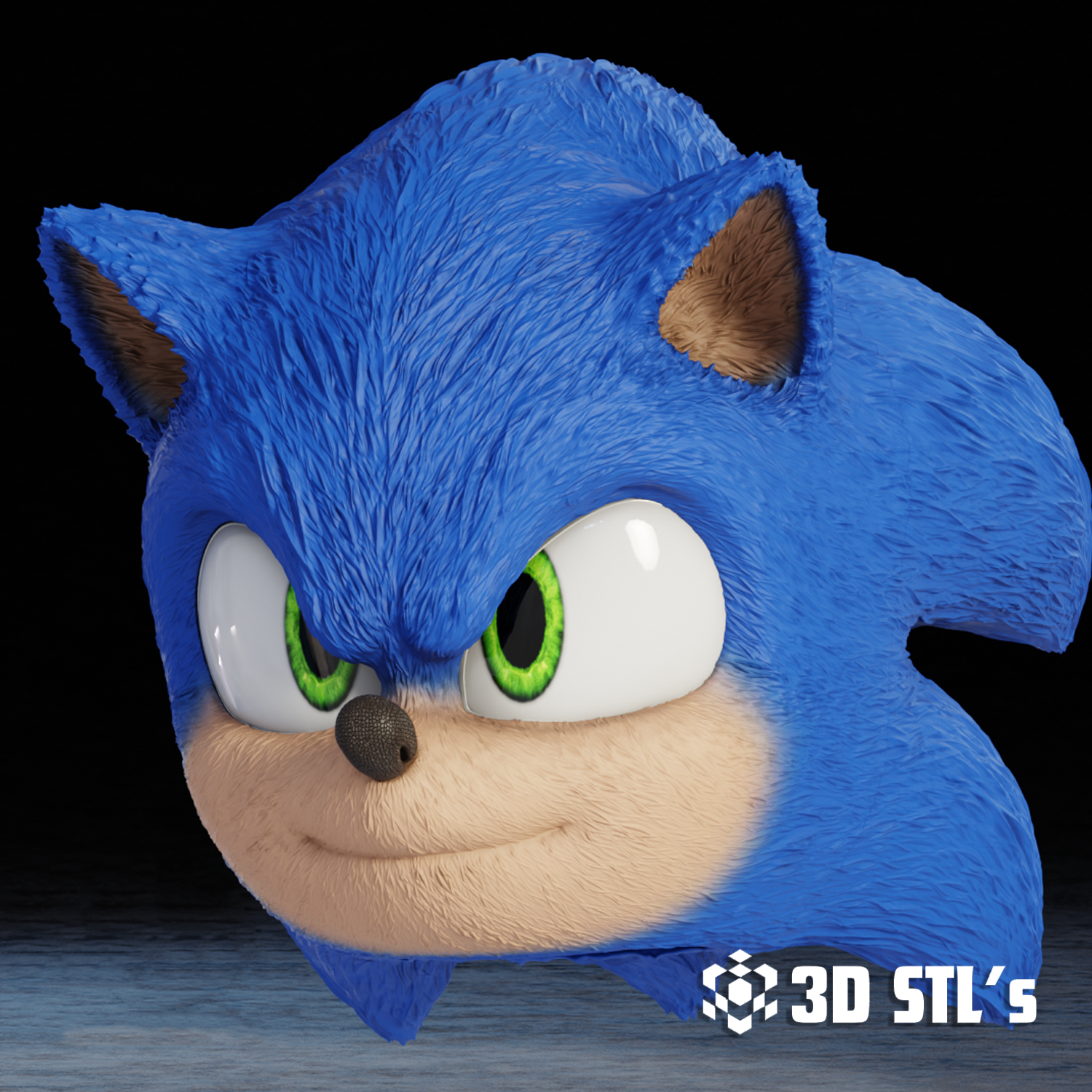 Sonic Mask STL – 3D print preview 2