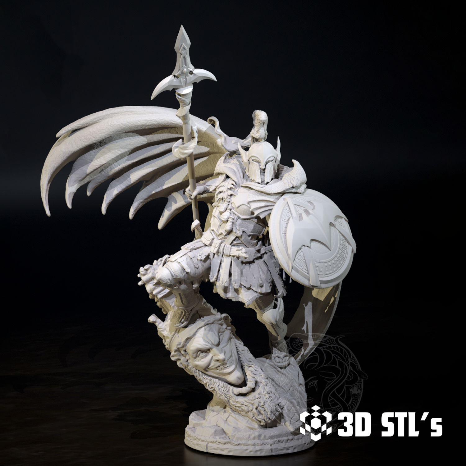 Spartan Batman STL – 3D print preview 5