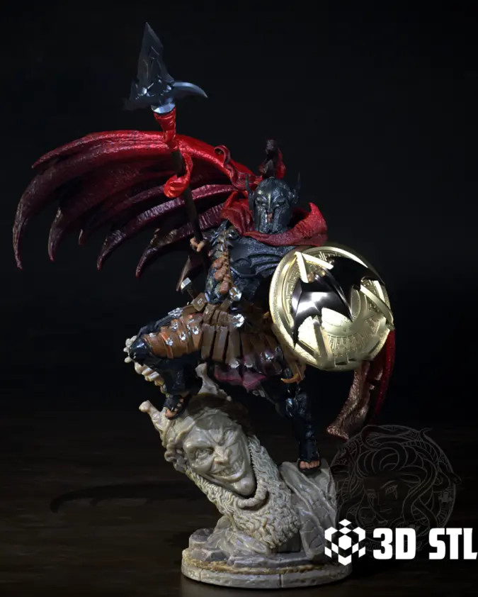 Spartan Batman STL – Dark Knight in Ancient Spartan Armour