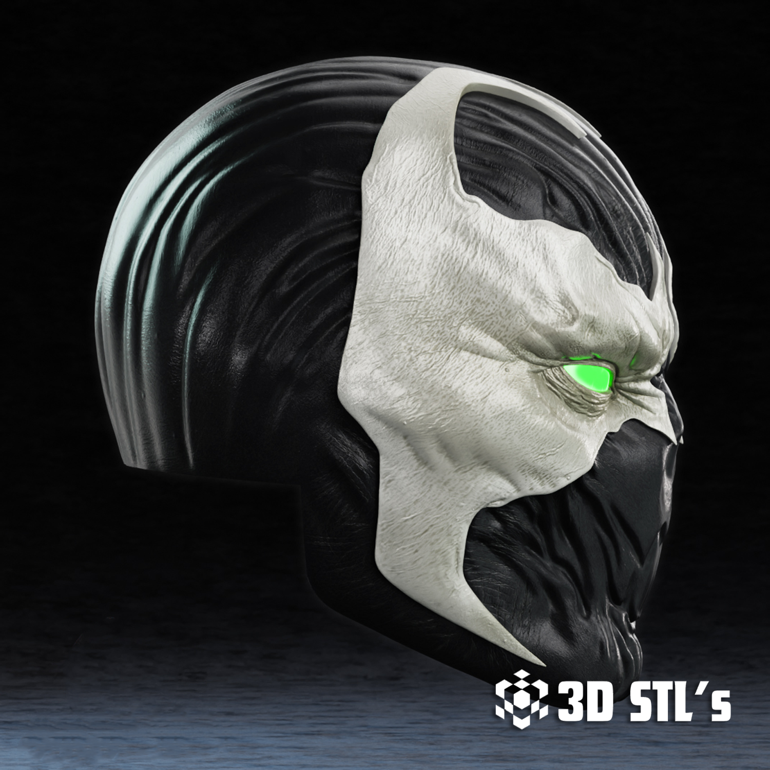 Spawn Mask STL – 3D print preview 3