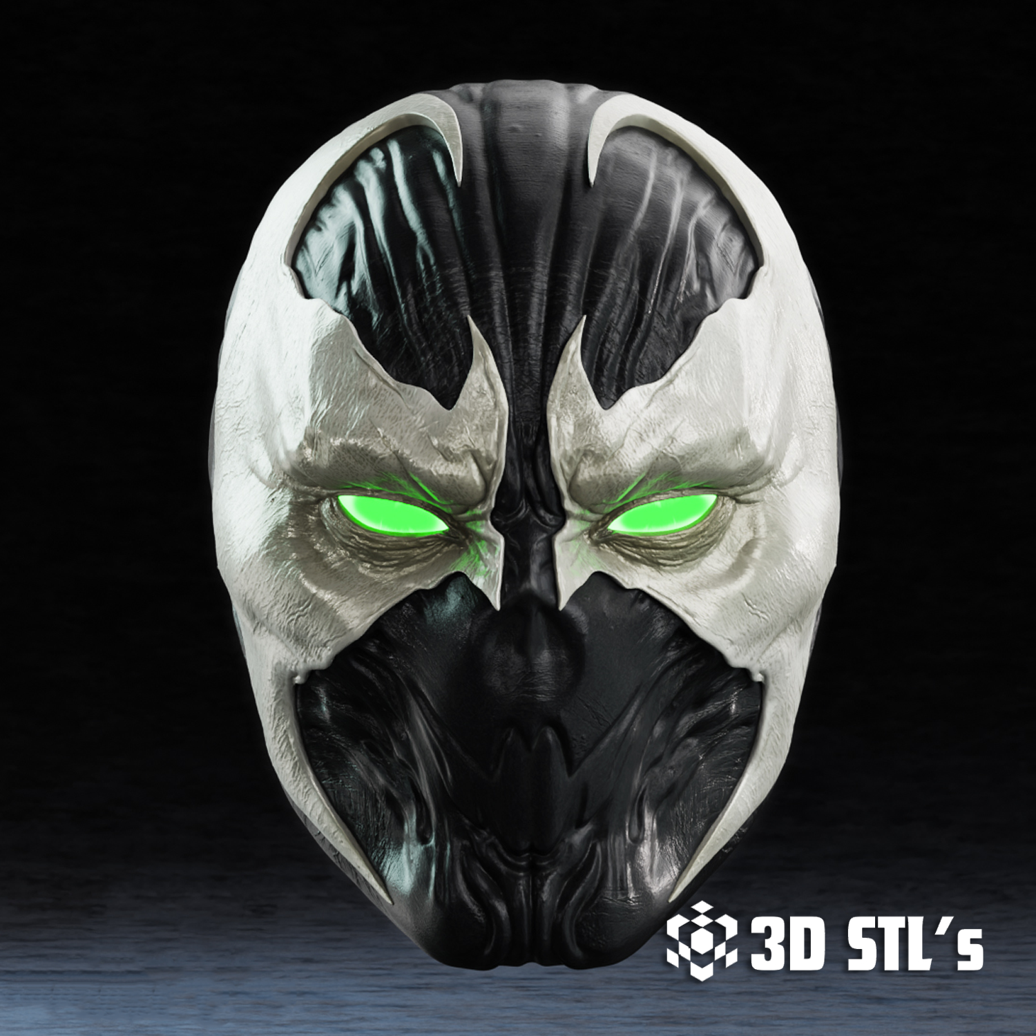 Spawn Mask STL – Comic Anti-Hero Wearable Cosplay Mask