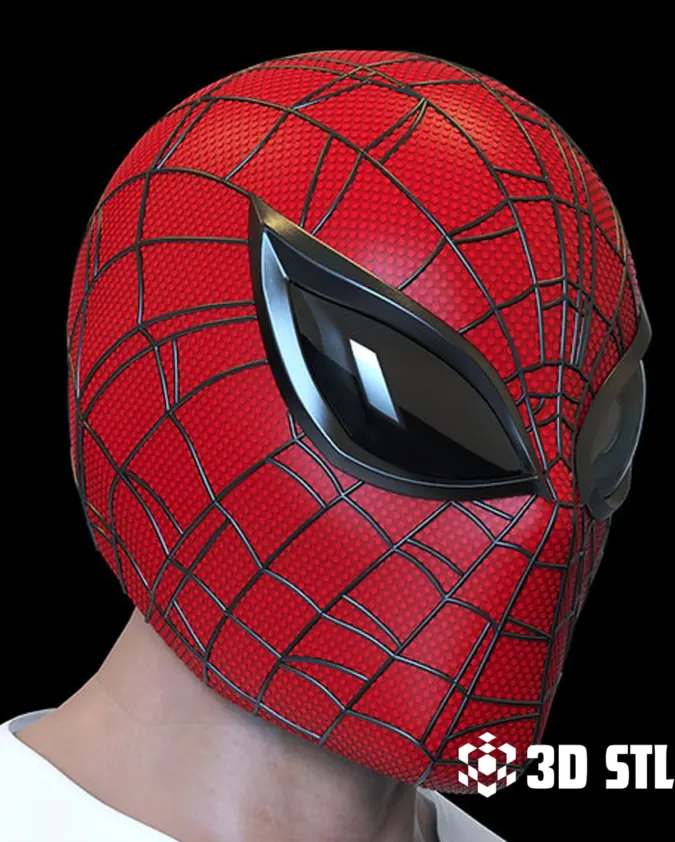 Spider-Man Helmet STL – Peter Parker Movie Cosplay Mask