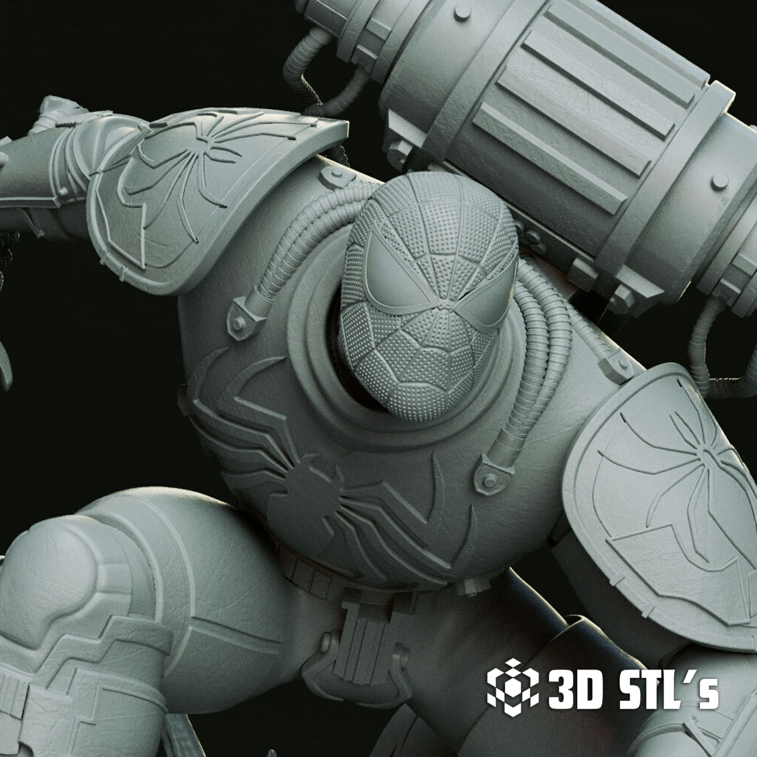 Spider-Man Warhammer STL – 3D print preview 4