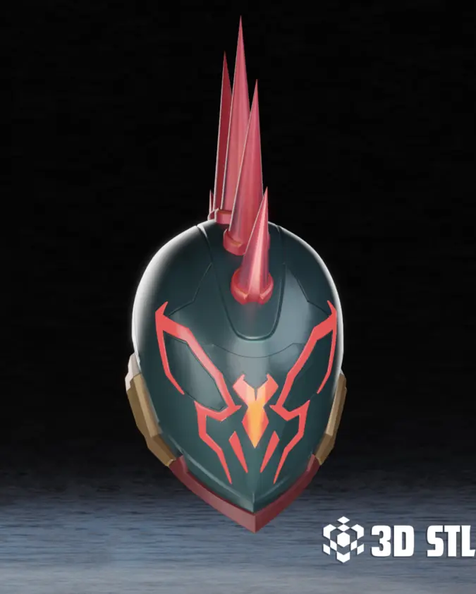 Spider-Punk Helmet STL – Marvel Rivals Hobie Brown Cosplay