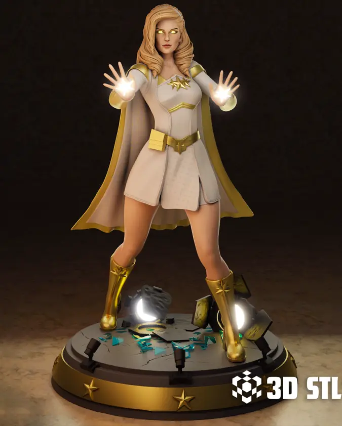 Starlight STL File – The Boys Superhero 3D Print Figure