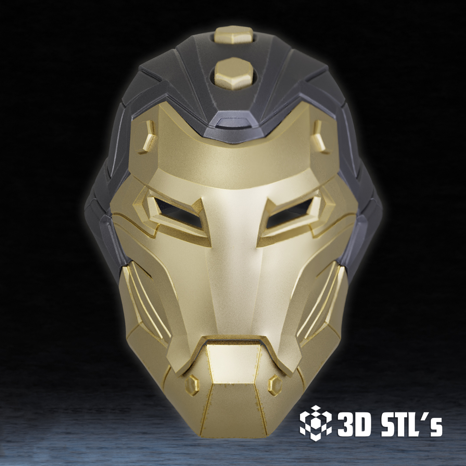 Steampunk Iron Man Helmet STL – Victorian Gear Cosplay Mask