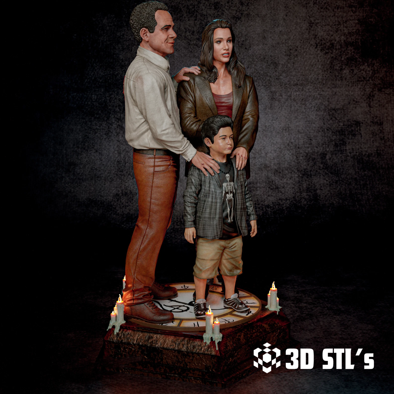 Broken Heart STL – 3D print preview 2