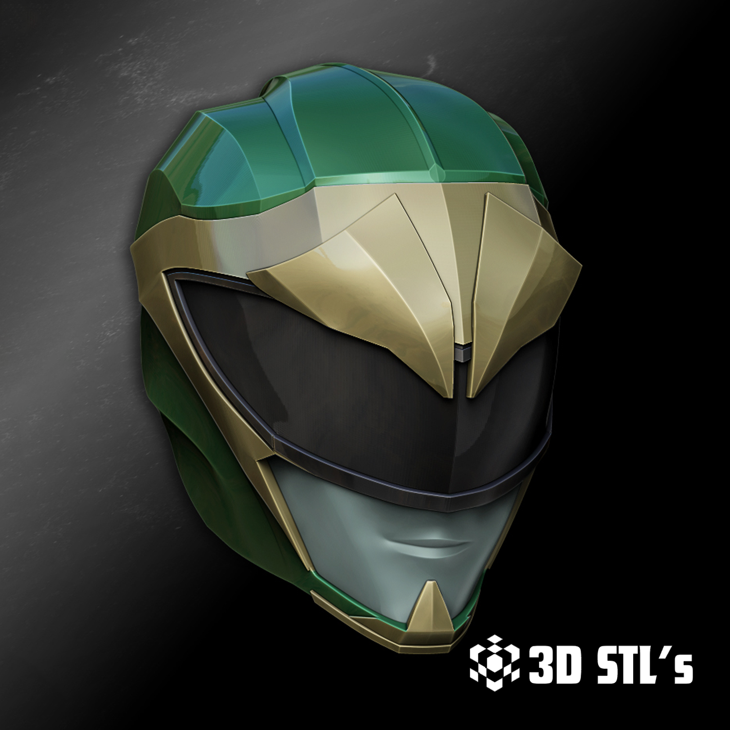 Loki Ranger Helmet STL – 3D print preview 3