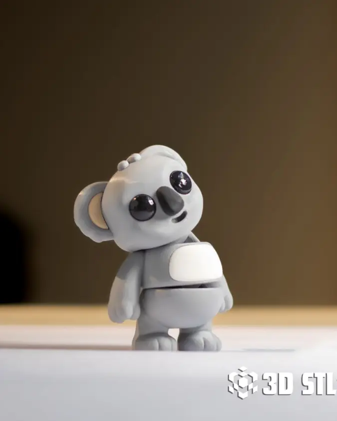 Tiny Koala STL & 3MF – Cute Mini Animal 3D Print