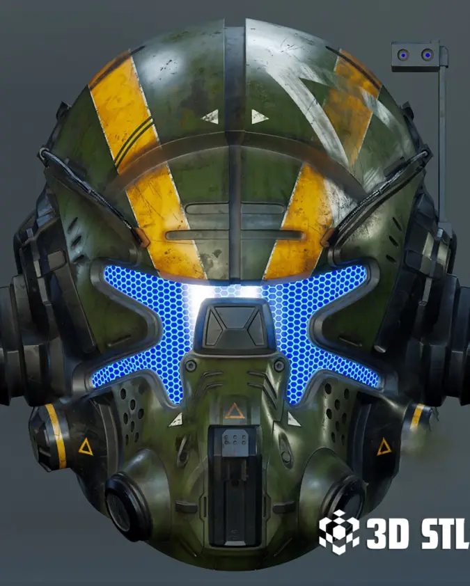 Titanfall 2 Pilot Helmet STL – Jack Cooper Wearable Cosplay