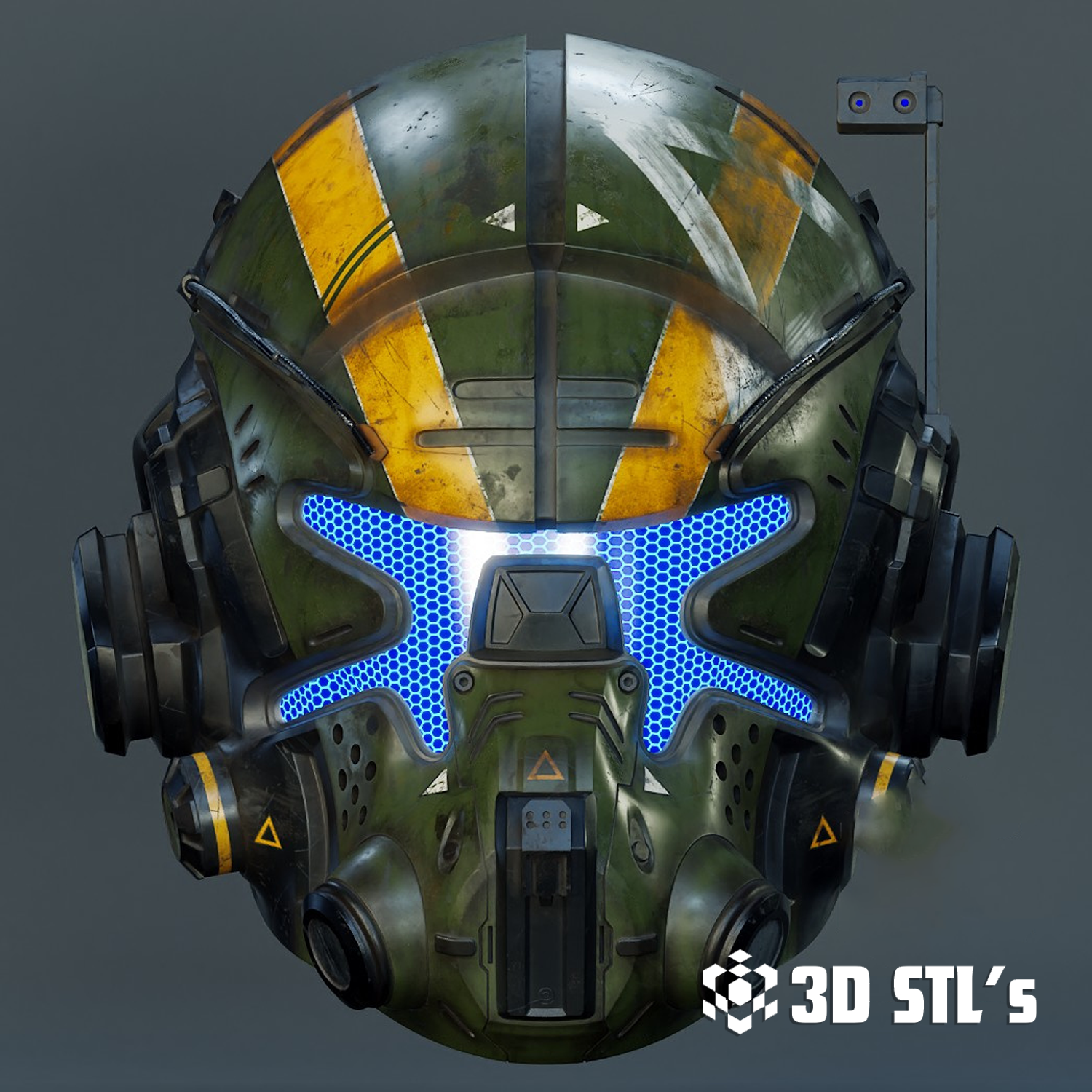 Titanfall 2 Pilot Helmet STL – Jack Cooper Wearable Cosplay