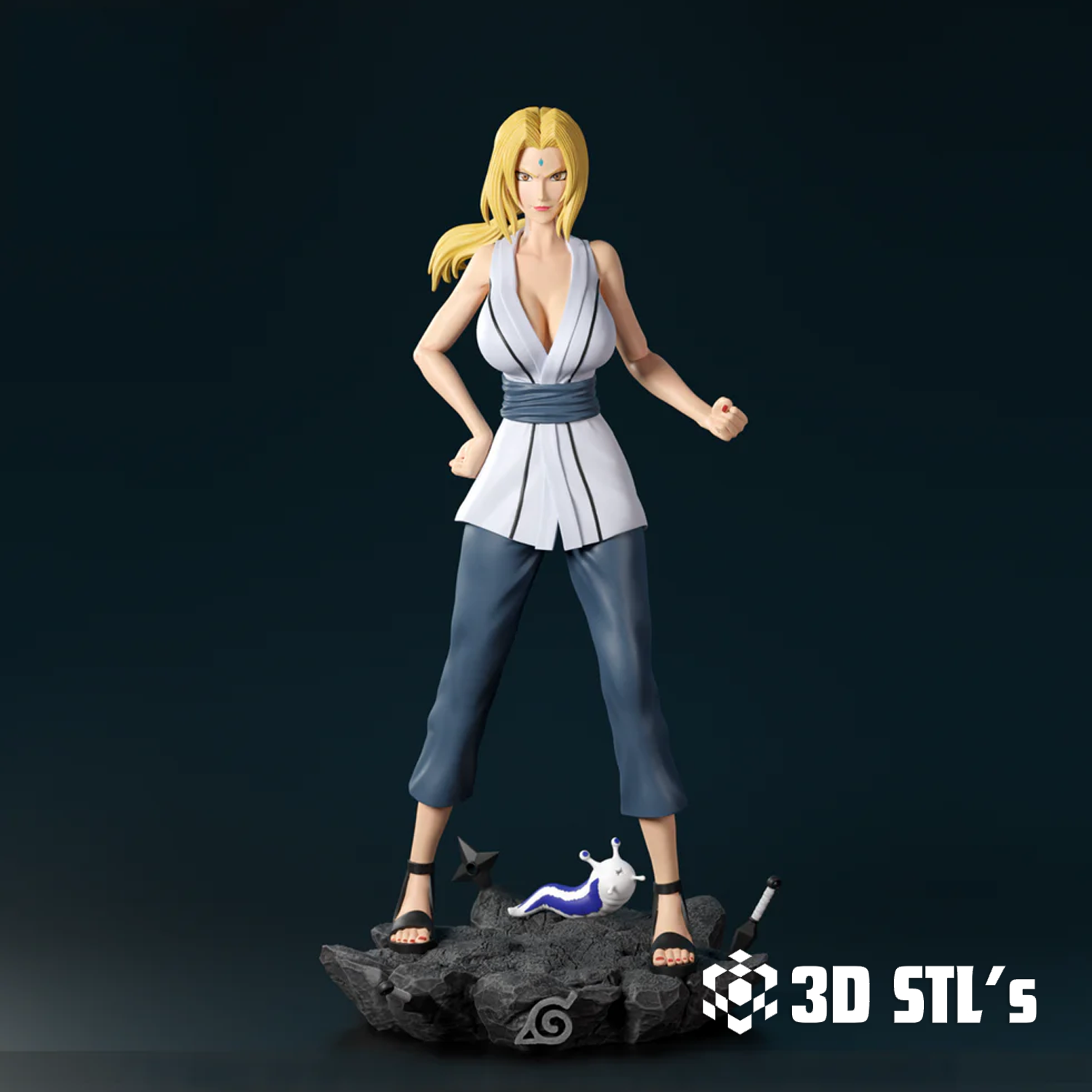 Tsunade STL – 3D print preview 6