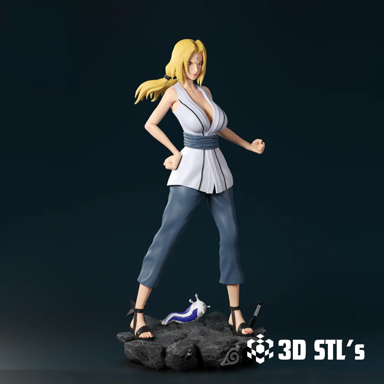 Tsunade STL – 3D print preview 7