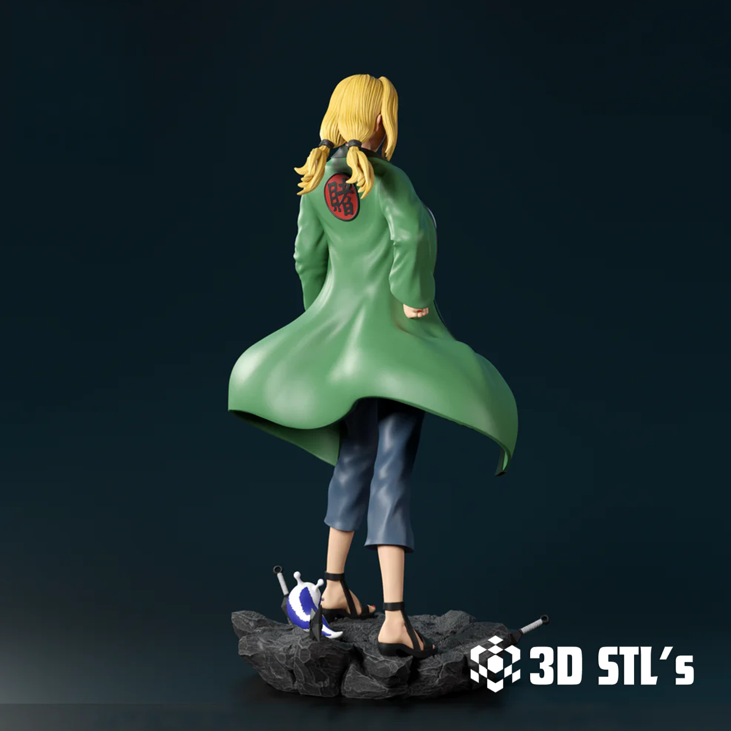 Tsunade STL – 3D print preview 3