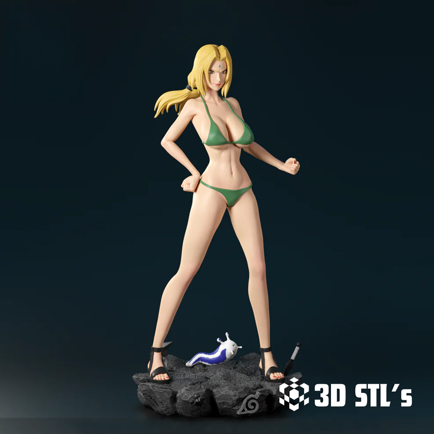 Tsunade STL – 3D print preview 5