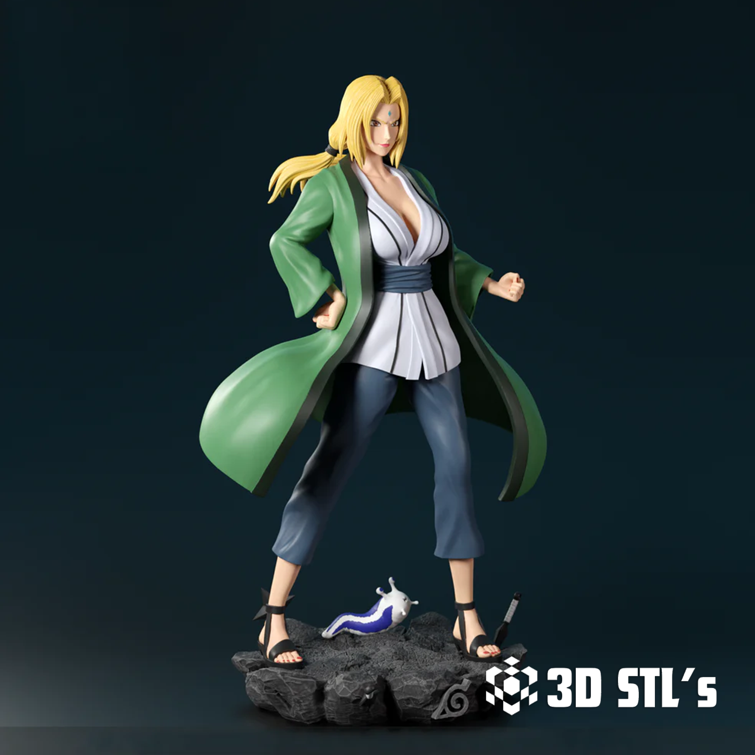 Tsunade STL – 3D print preview 4