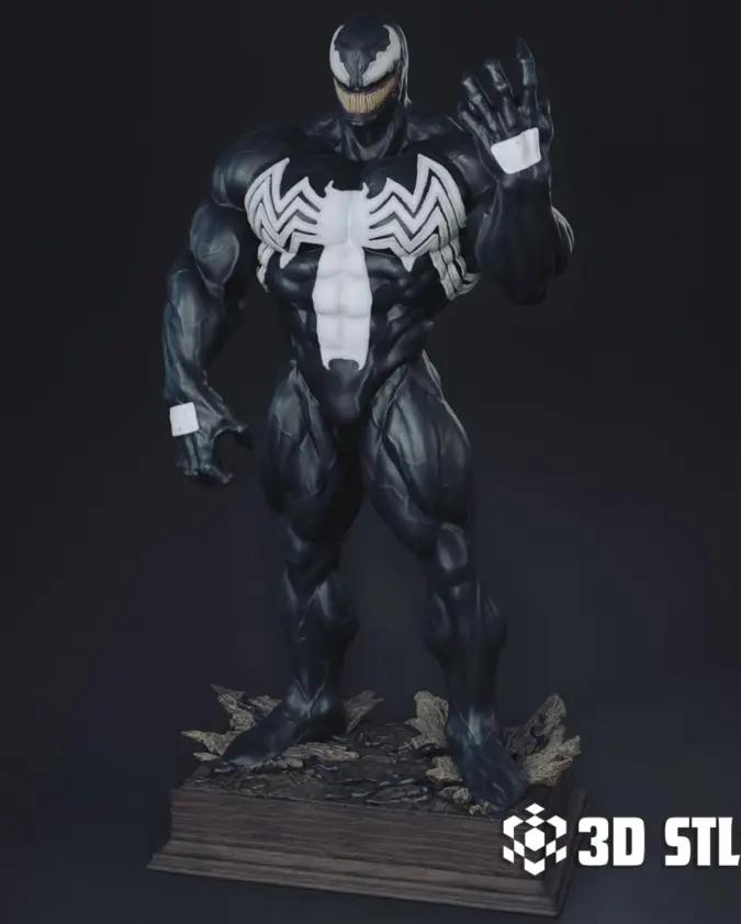 Venom STL File – Marvel Symbiote 3D Print Figure