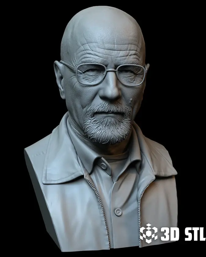 Heisenberg STL File – Walter White Breaking Bad 3D Print