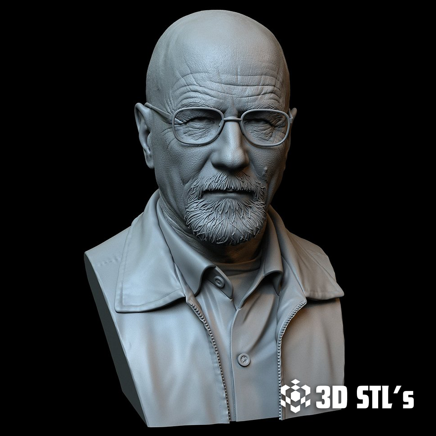 Heisenberg STL File – Walter White Breaking Bad 3D Print