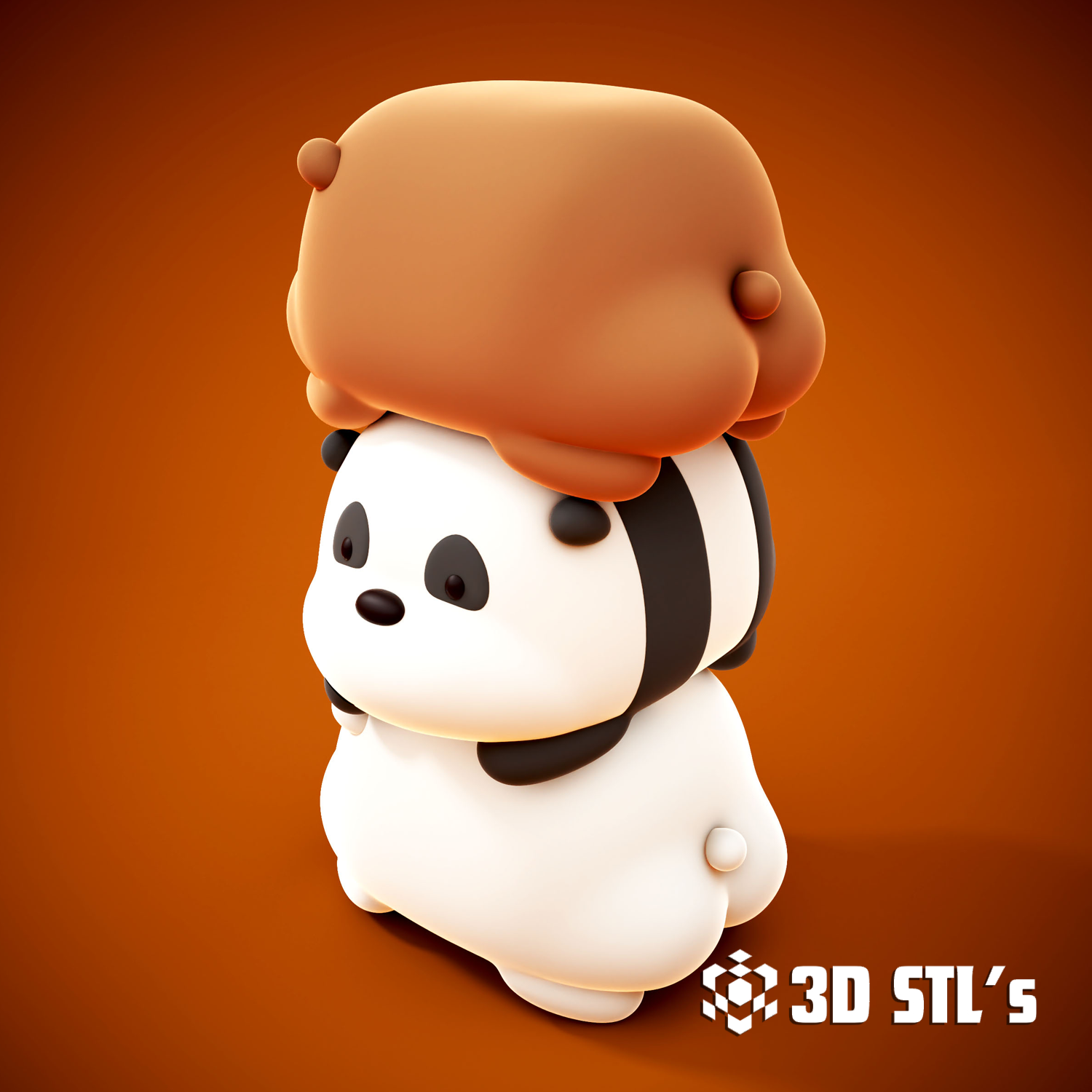 We Bare Bears STL – 3D print preview 4