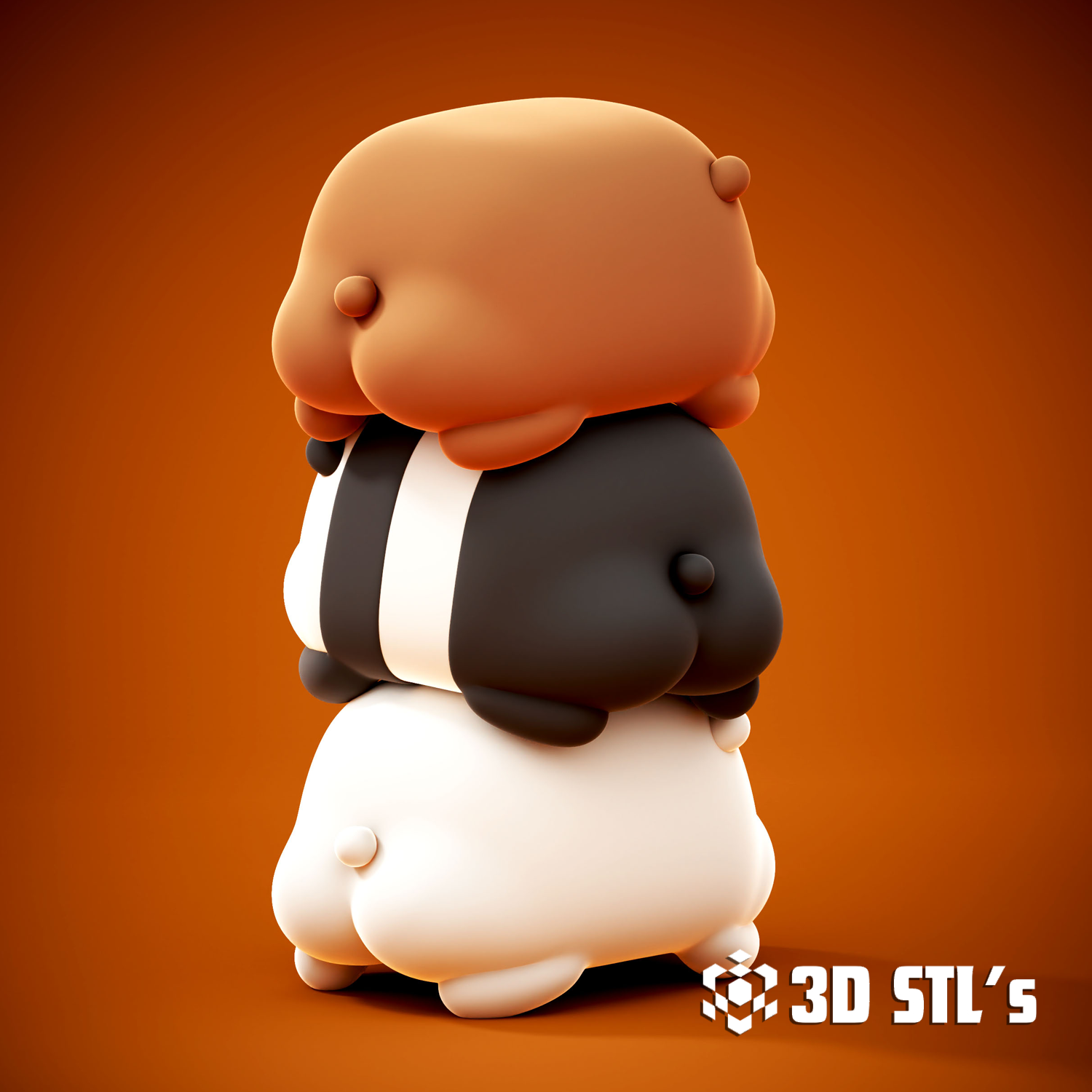 We Bare Bears STL – 3D print preview 5