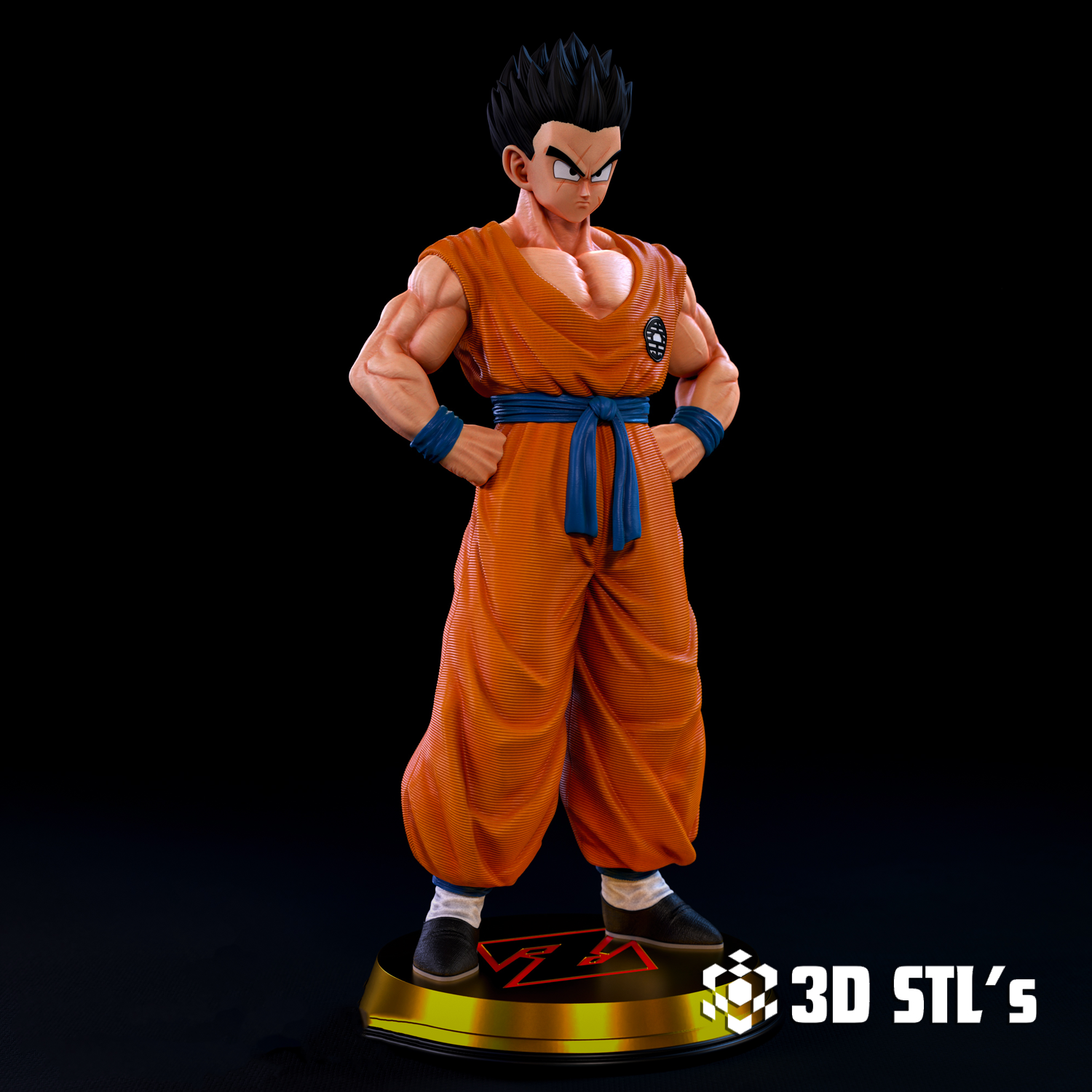 Yamcha STL File – 3D print preview 2