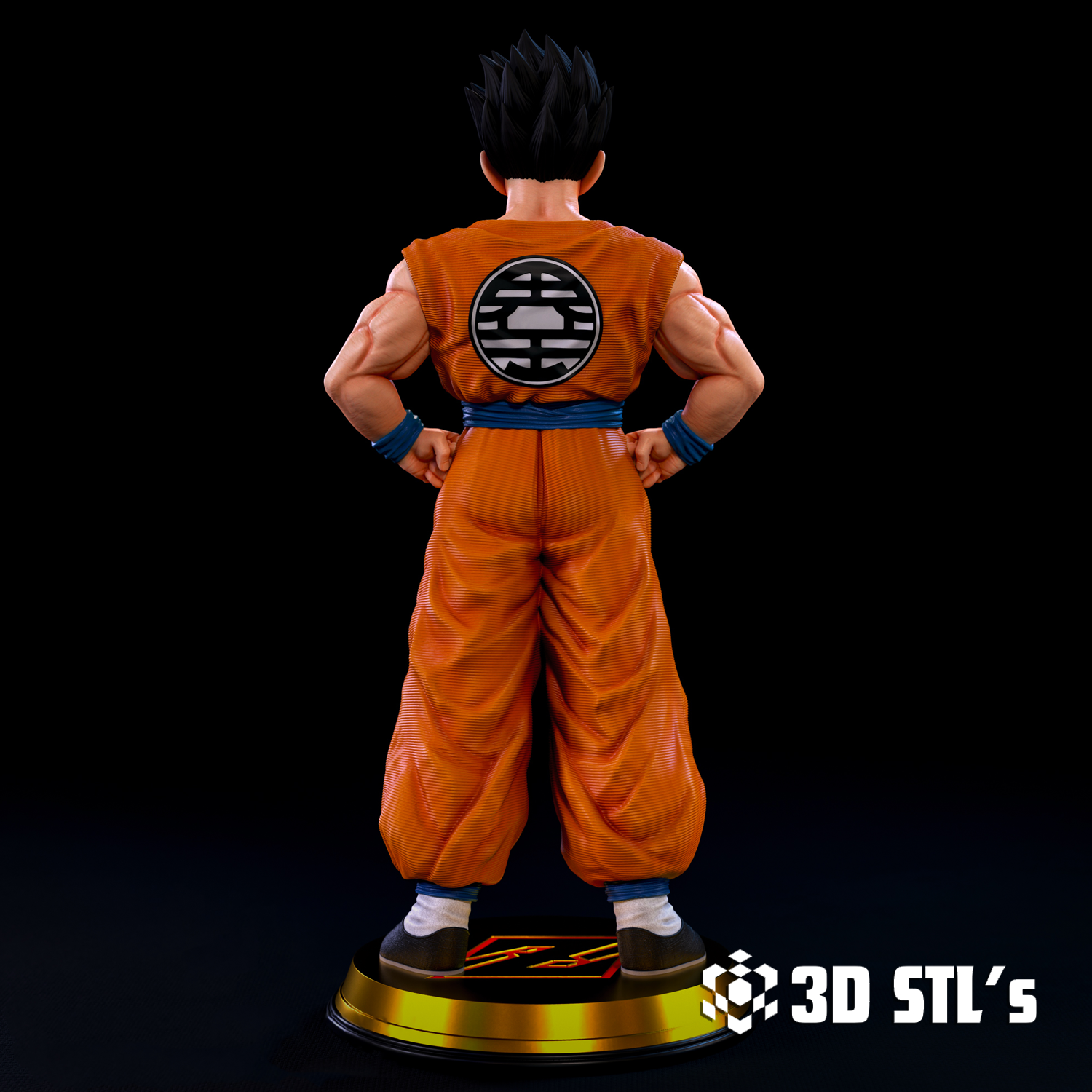 Yamcha STL File – 3D print preview 5