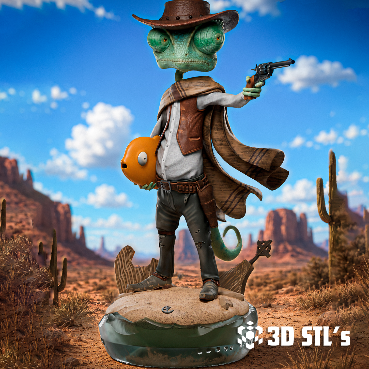 Zenith Rango STL – Fantasy Character Display Figure