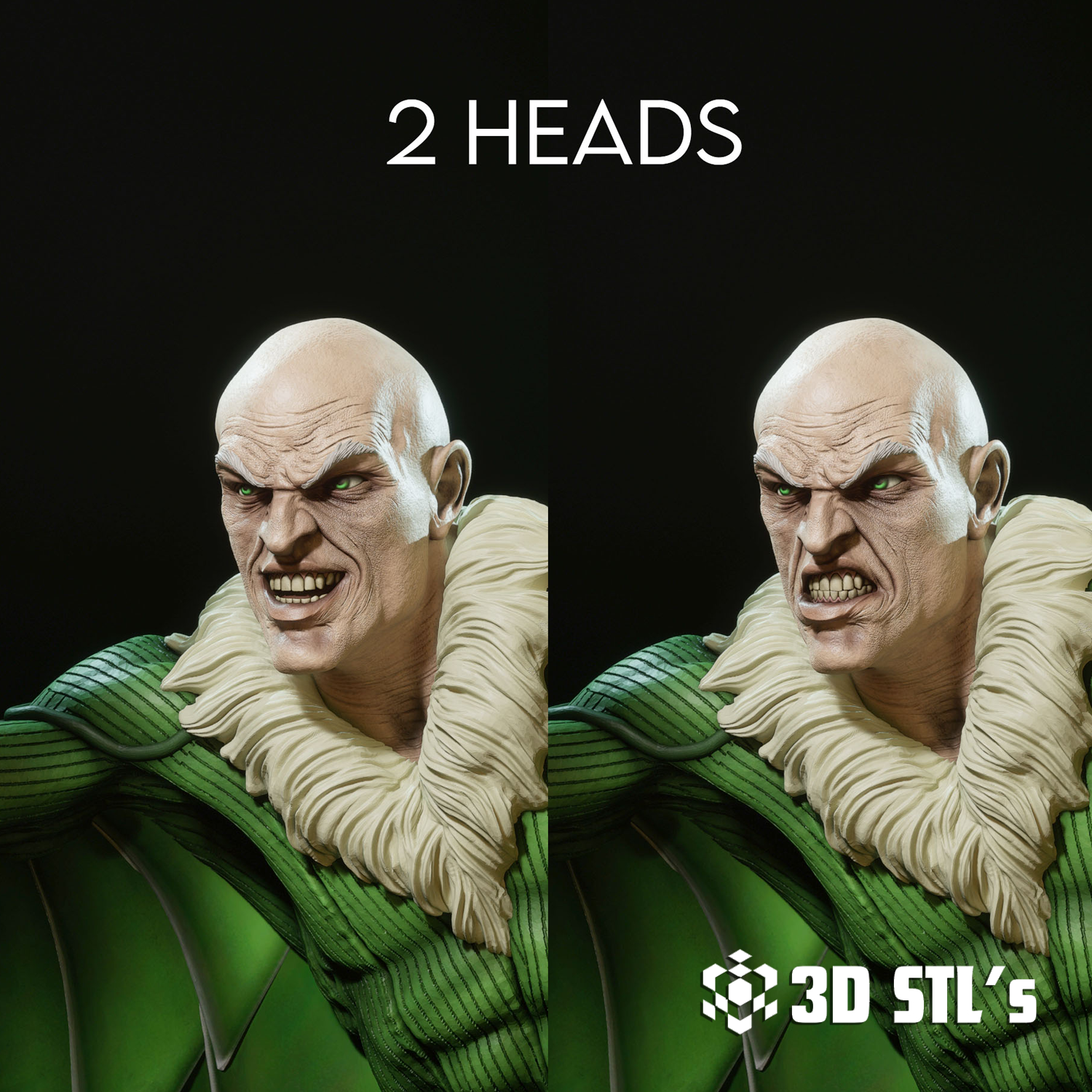 Vulture STL File – 3D print preview 6